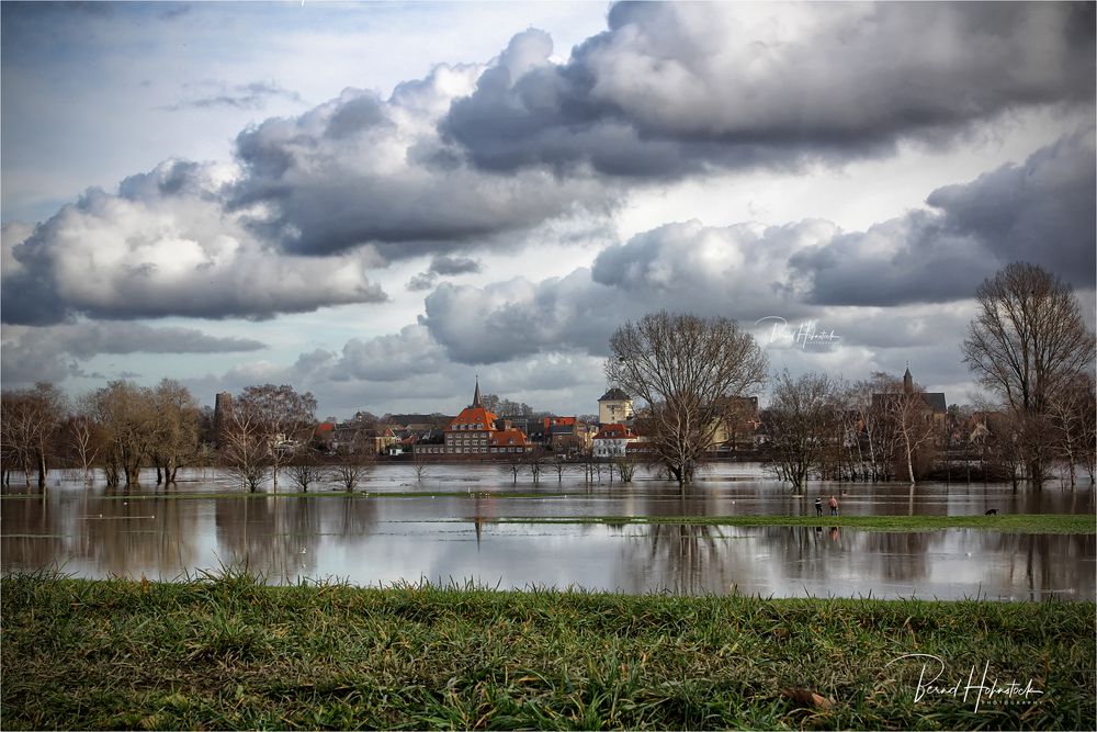 Huhwasser am Rhing ....