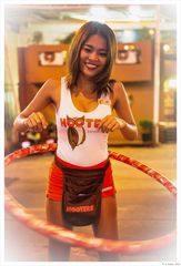 Hula Hoop Hooters Girl