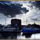 Hull Marina (once the town docks) under an October sky