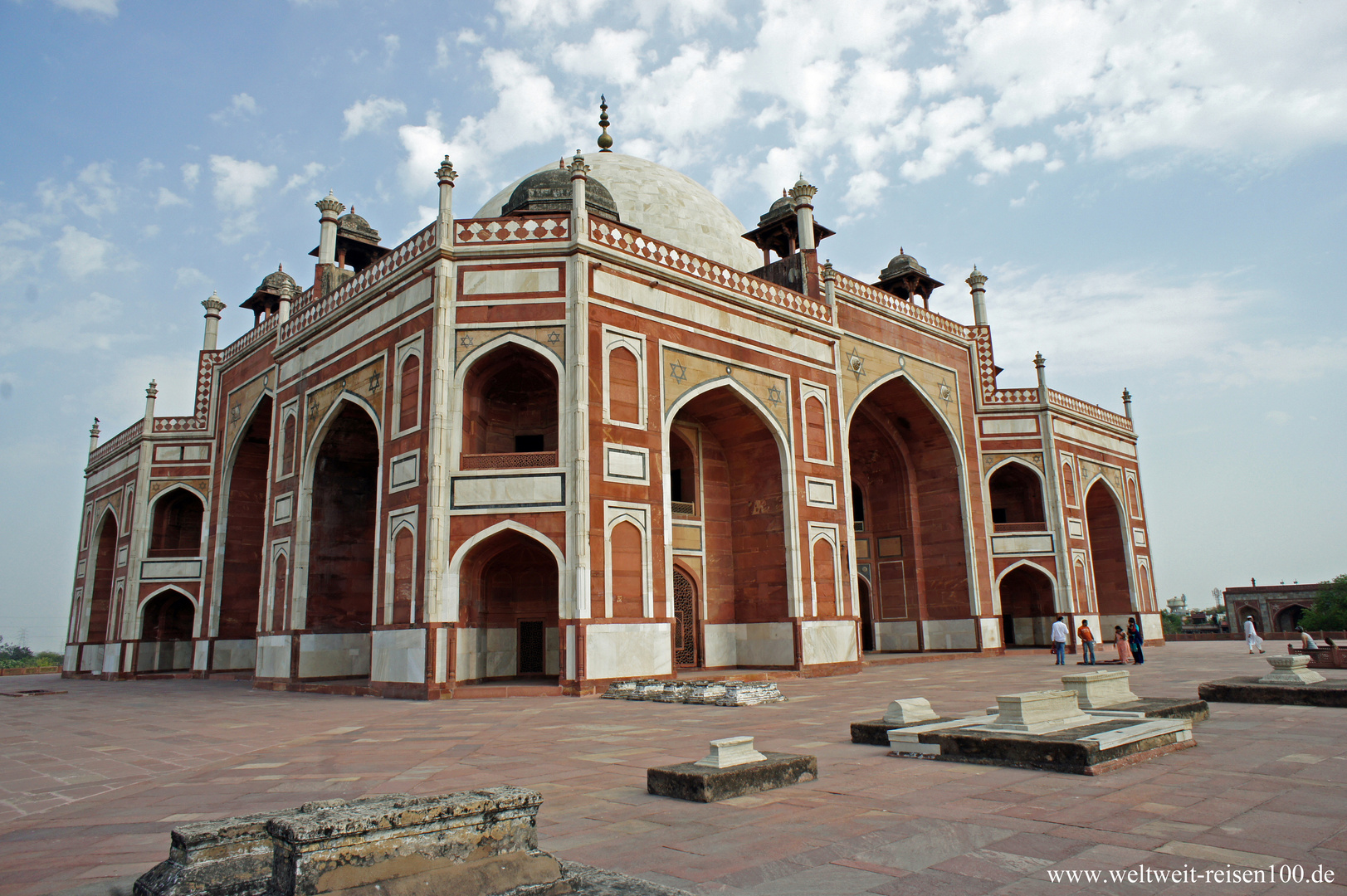 Humayuns Grabmal in Delhi, Indien