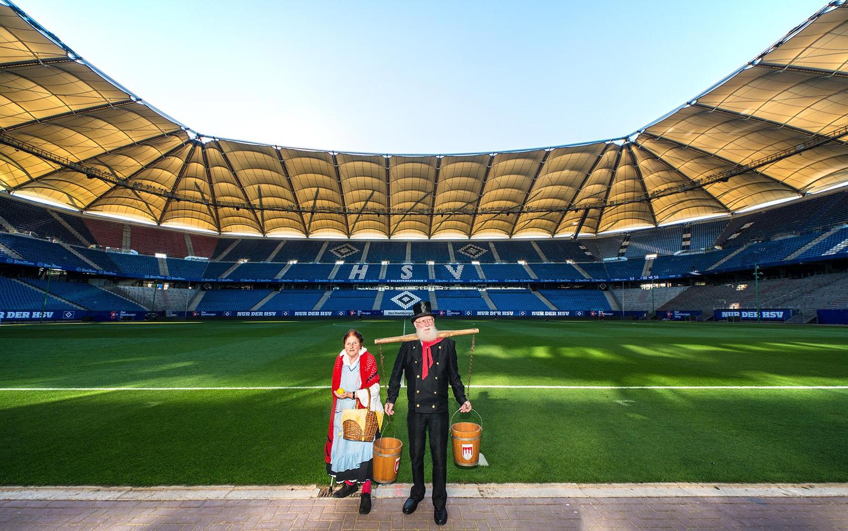 Hummel-Hummel und Zitronenjette besuchen das Volksparkstadion