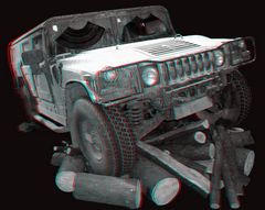 Hummer (3D Anaglyphe)