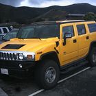 Hummer in San Francisco Golden Gate Bridge