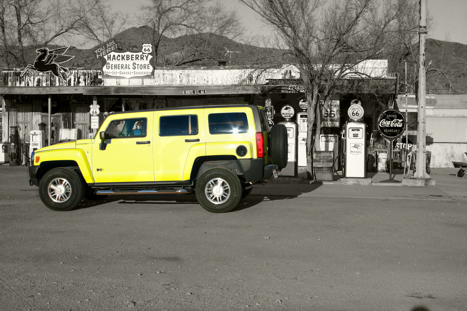 Hummer trift Route 66