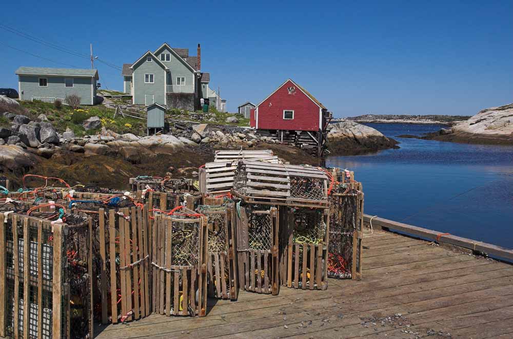 Hummerreusen in Peggy's Cove