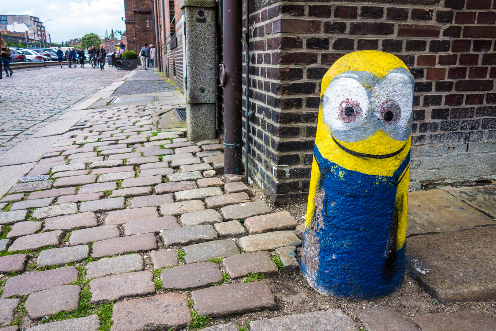 Humor in der Hamburger Speicherstadt