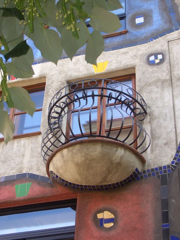 Hundertwasser balcony