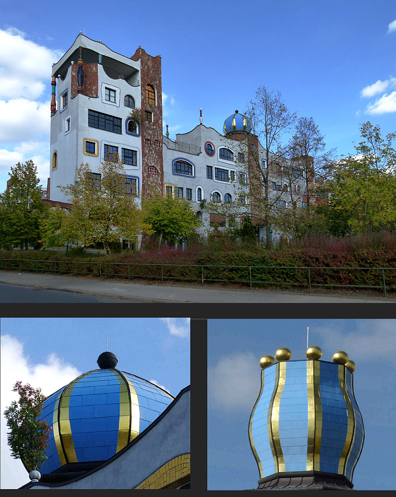 Hundertwasser- Gymnasium in Wittenberg...