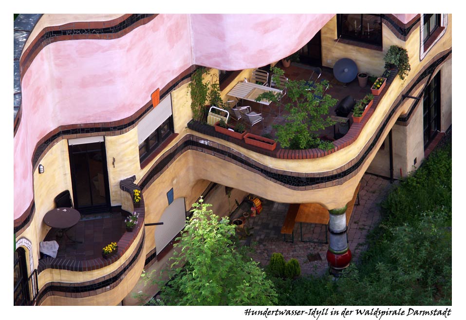 Hundertwasser-Idyll Darmstadt