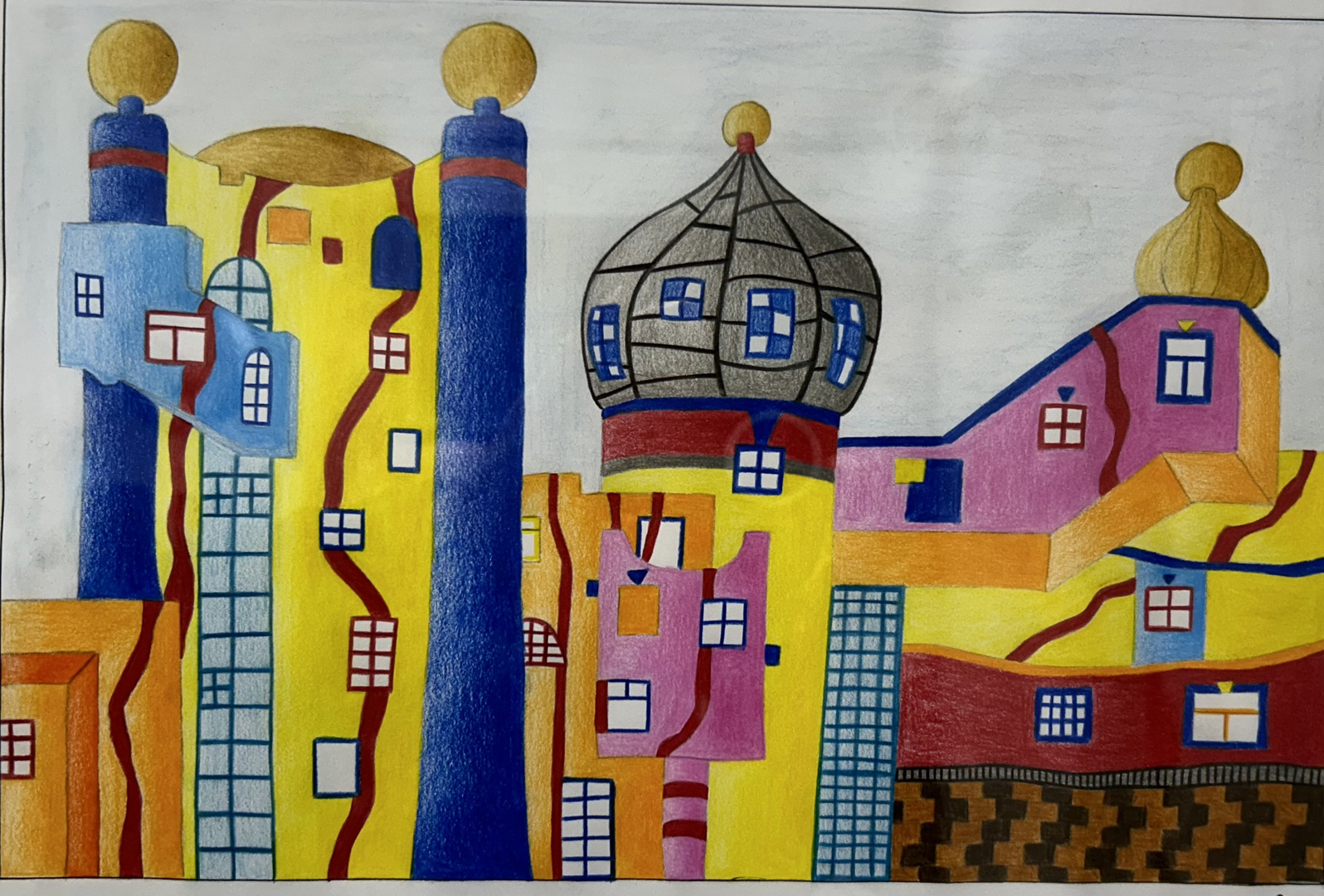 Hundertwasser lässt grüßen in der Neuinterpretation