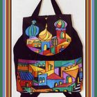 Hundertwasser Motive auf Rucksack