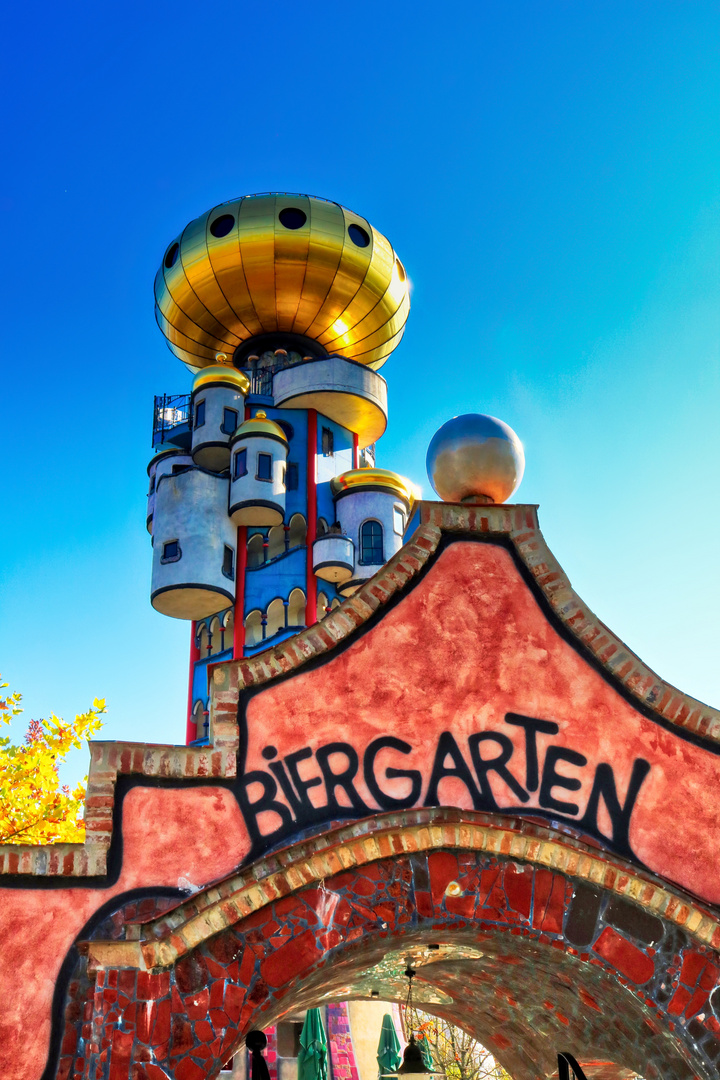 Hundertwasser und Biergarten