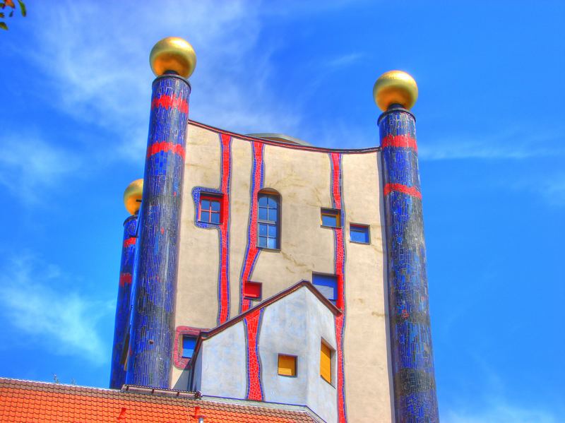 Hundertwasserbau in Plochingen(bei Stuttgart)