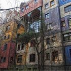 Hundertwasserhaus - Ansicht vom Innenhof