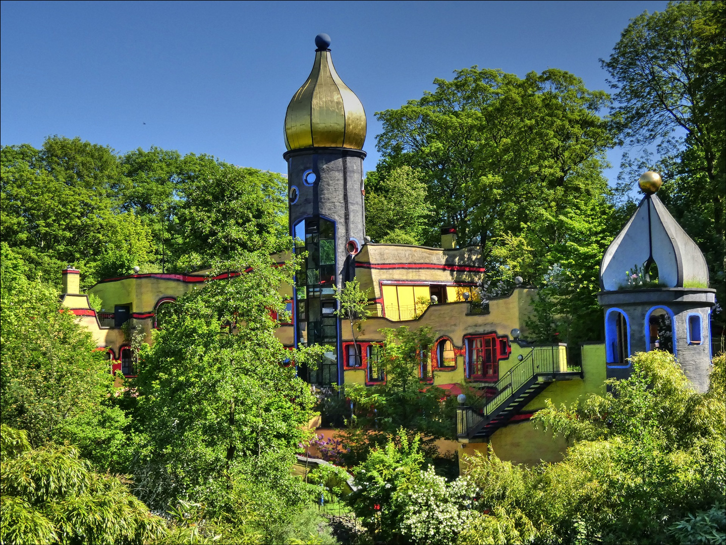 Hundertwasserhaus im Grugapark Essen