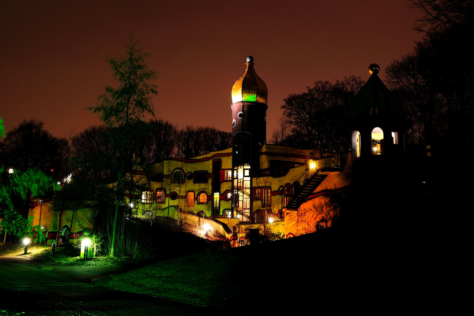 Hundertwasserhaus im Grugapark Essen