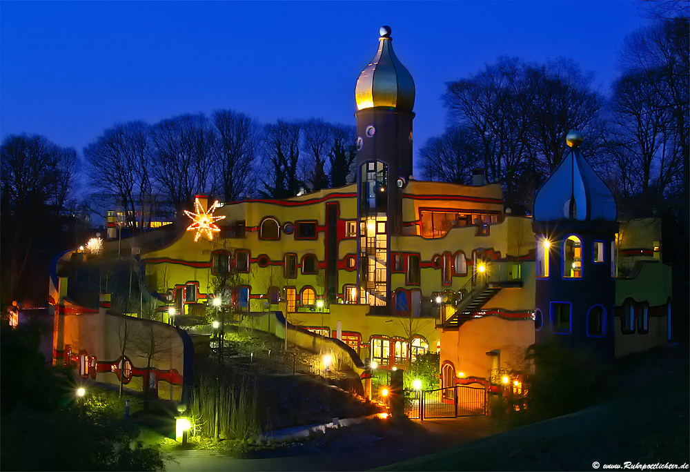 Hundertwasserhaus im Grugapark Essen