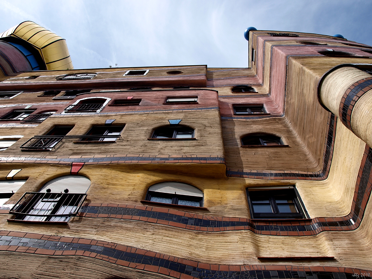 Hundertwasserhaus in Darmstadt - Detail