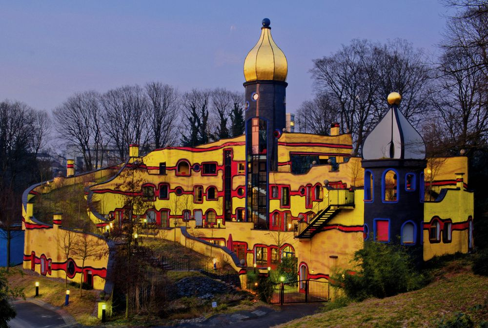 Hundertwasserhaus in der Gruga in Essen