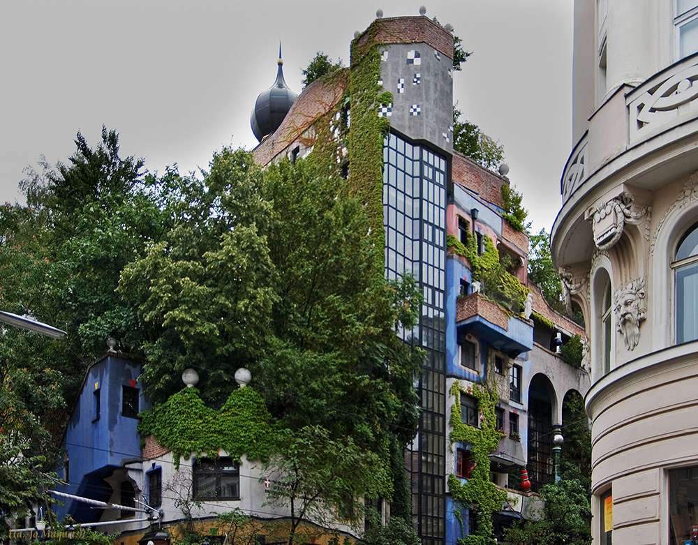 Hundertwasserhaus Wien.