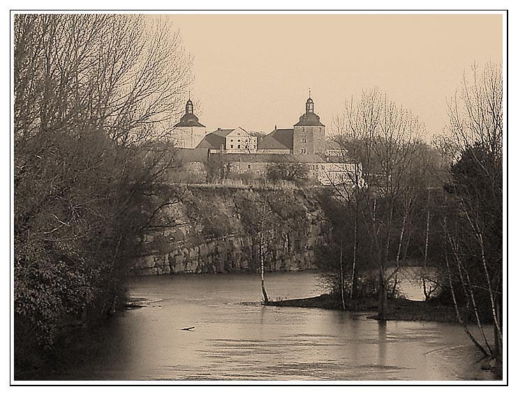 "Hundisburger Steinbruch mit Blick auf´s Schloß"