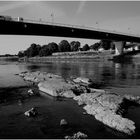 Hungerfelsen in der Elbe