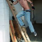 Hunk on a ladder