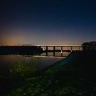 Huntebrücke bei Nacht