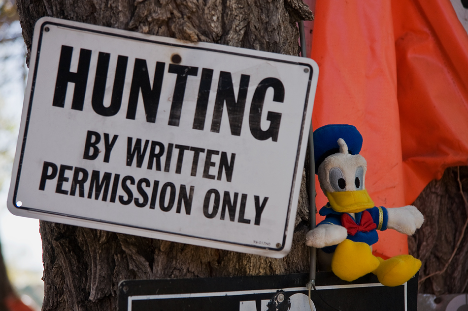 hunting by written permission only