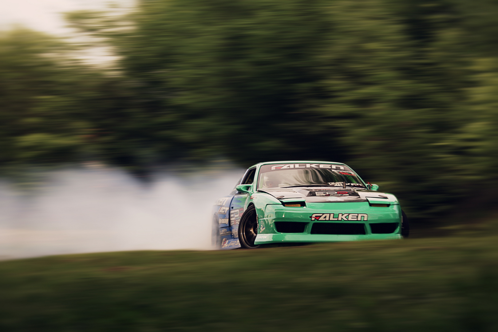 "hunting in the woods"- Team Falken S13 180SX