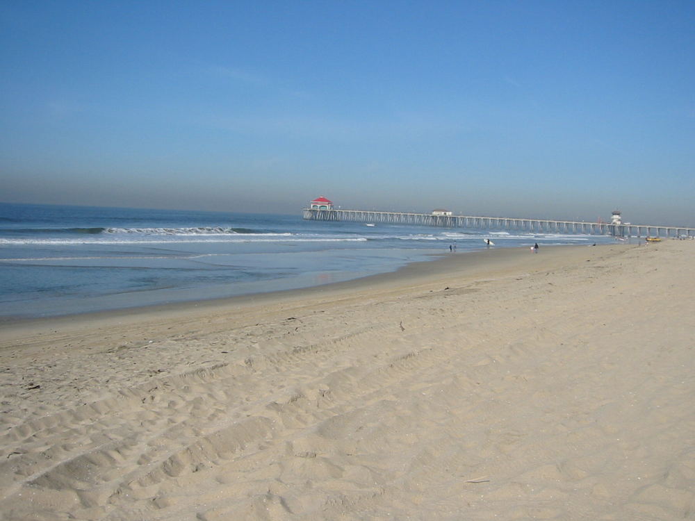 Huntington Beach Pier im März 2006