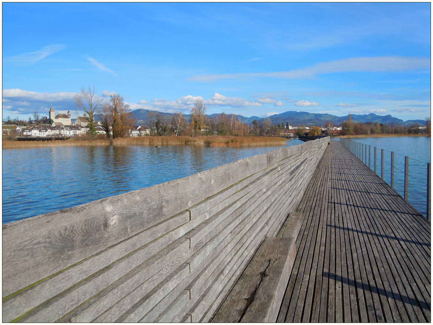 Hurdensteg bei Rapperswil am Zurichsee