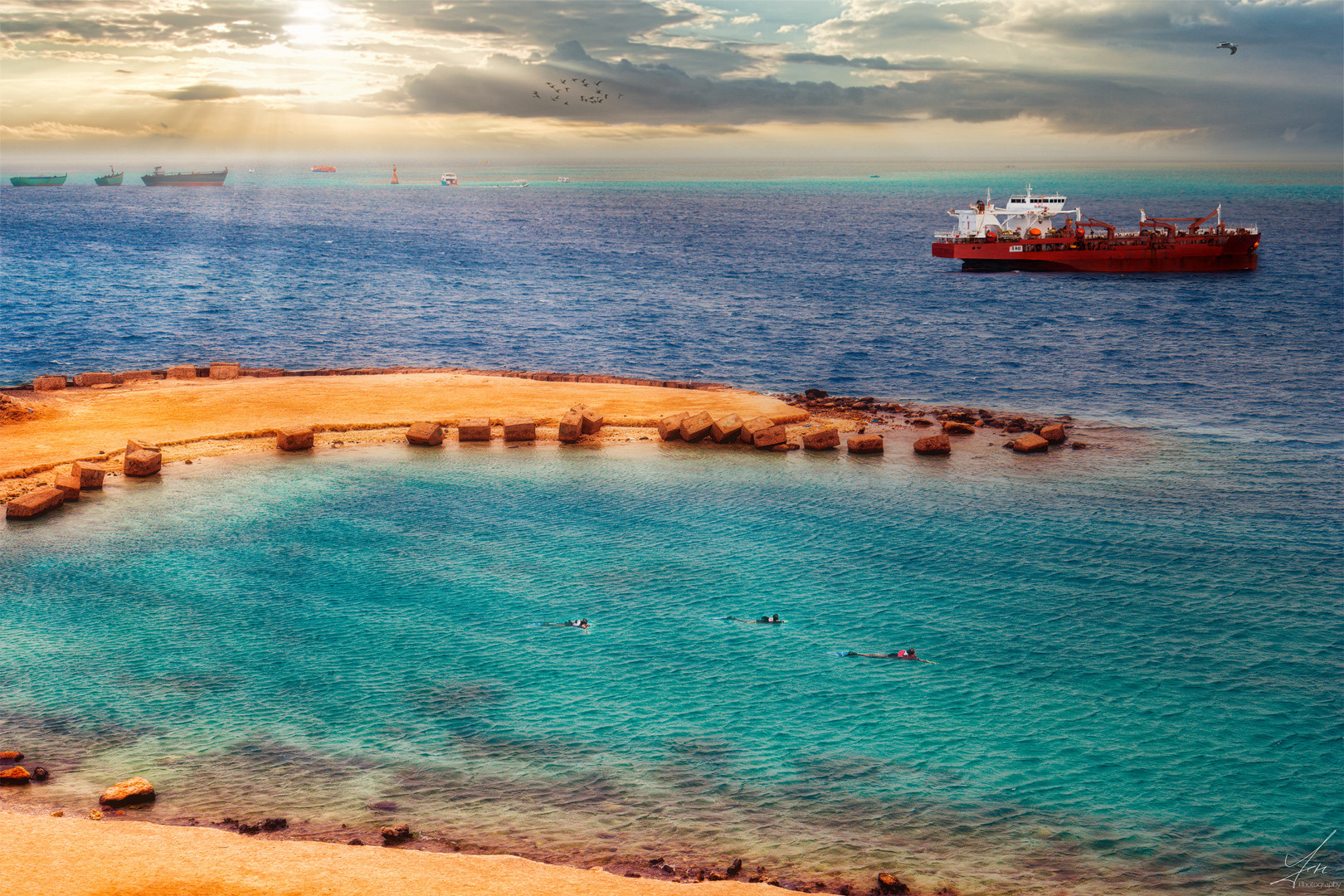 Hurghada Küstenabschnitte