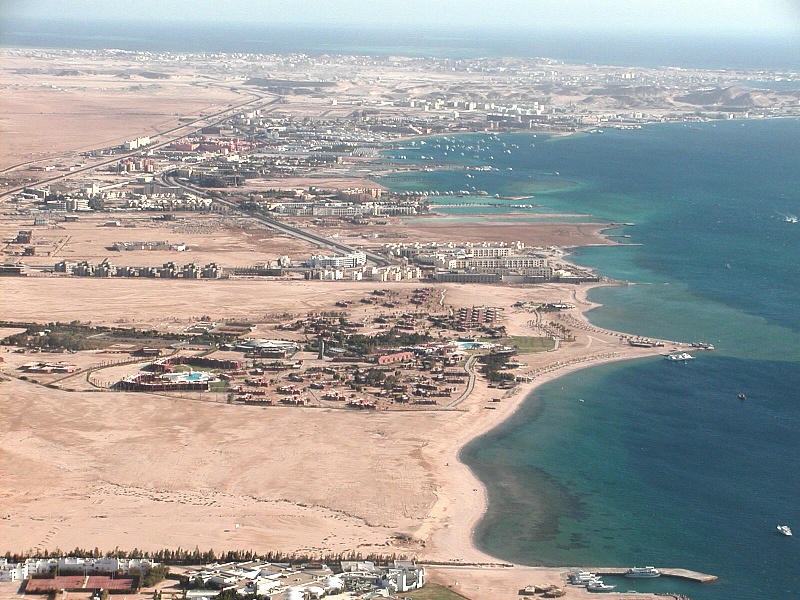 Hurghada von oben