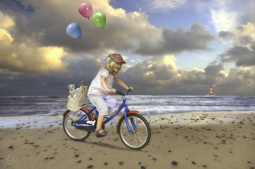 Hurra Ferien! Foto &amp; Bild fotomontage, composing , bildmontagen