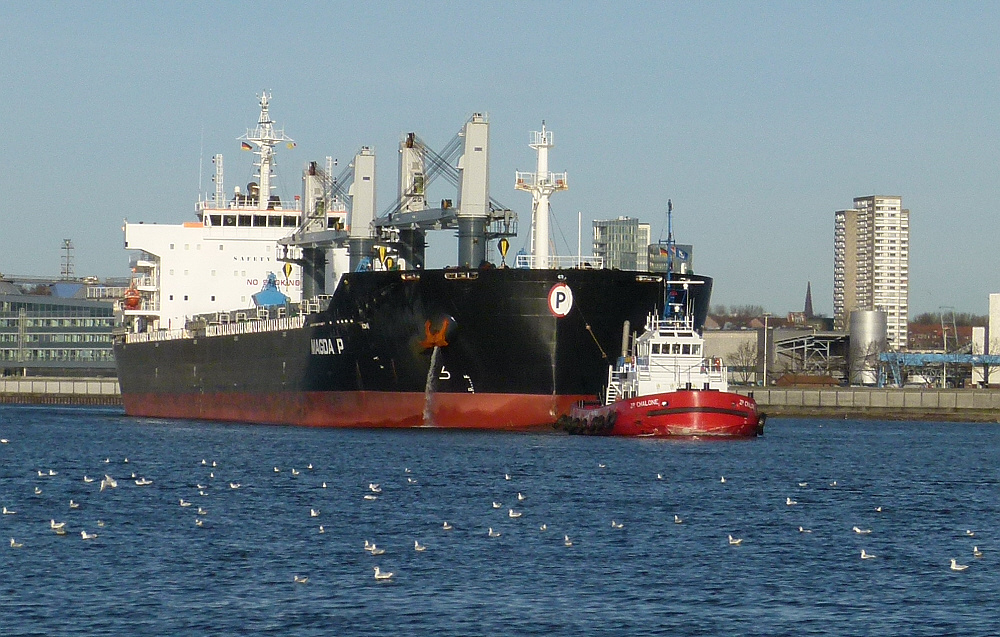 Hurra, heute schien die Sonne und ich war im Hafen:-))))