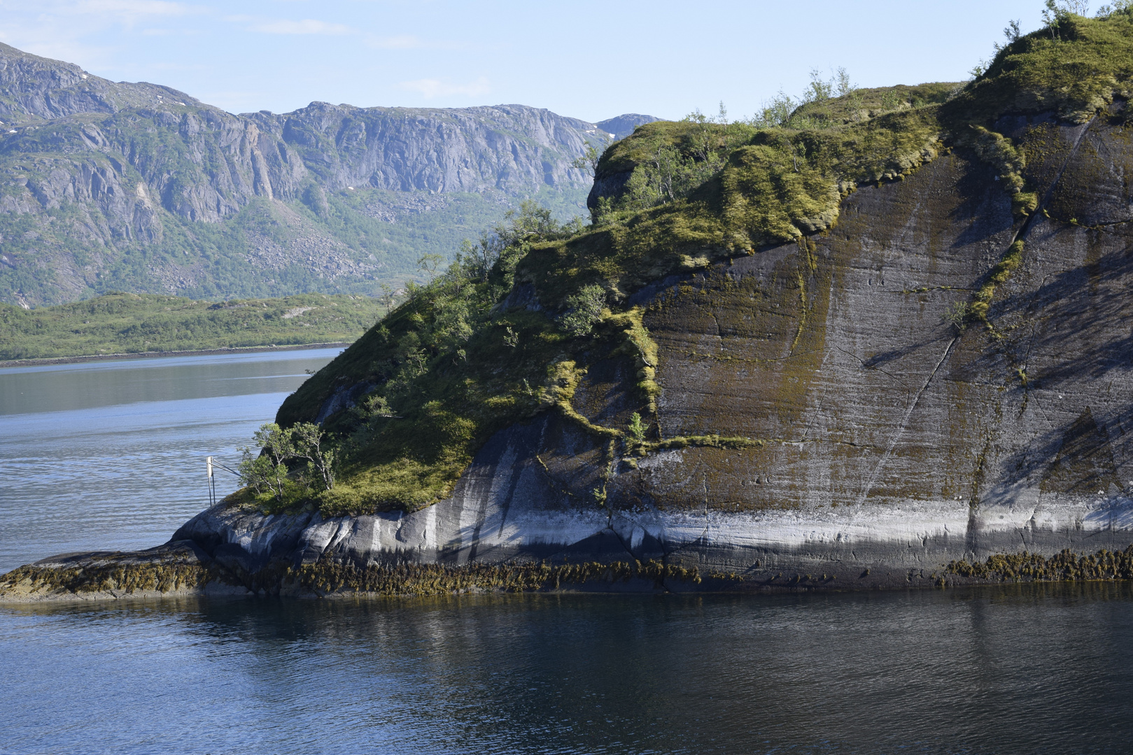 Hurtigroute vom Schiff aus gesehen