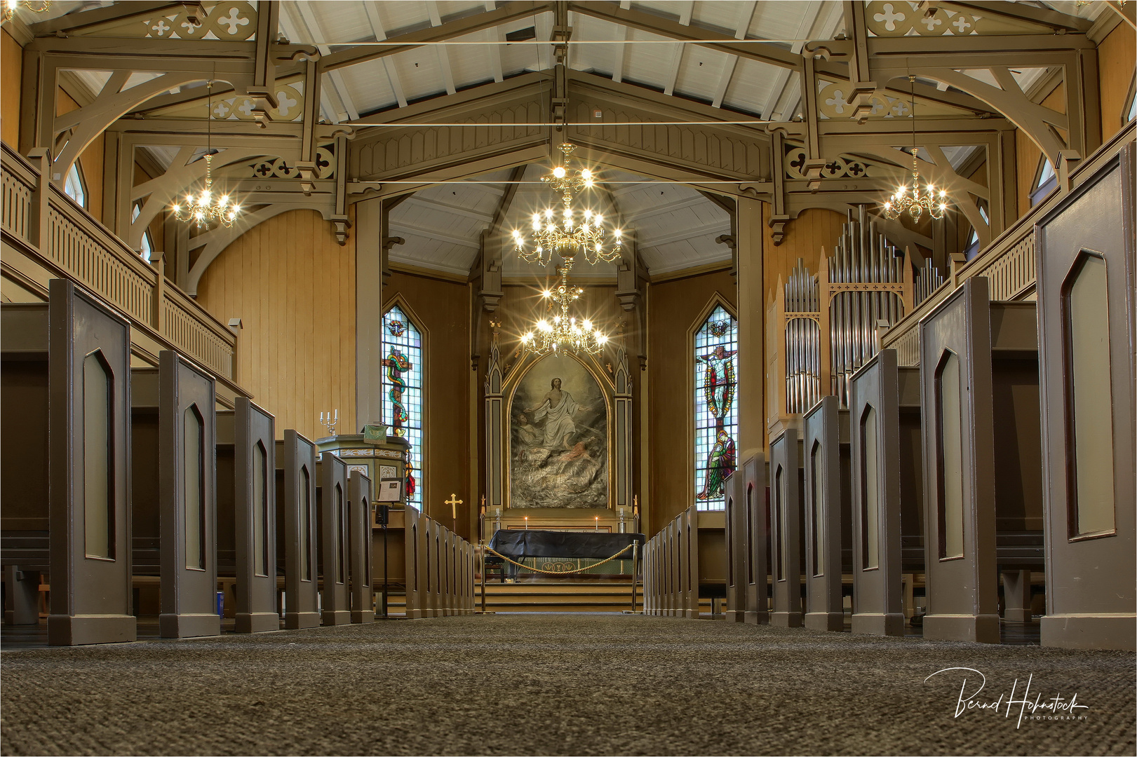 Hurtigrute gegen Norden ... Tromsø Cathedral