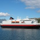 Hurtigruten-Schiff in Norwegen
