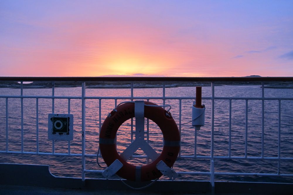 Hurtigruten sunset