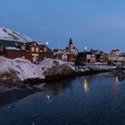 Húsavík im Abendlicht