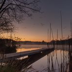 Husemersee  im Morgenrot