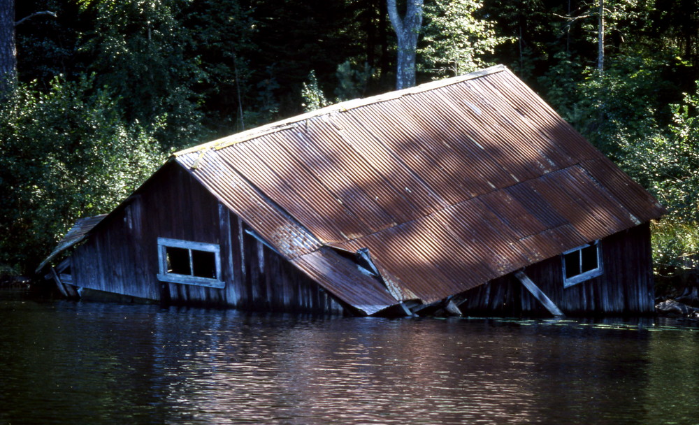 huset går simning