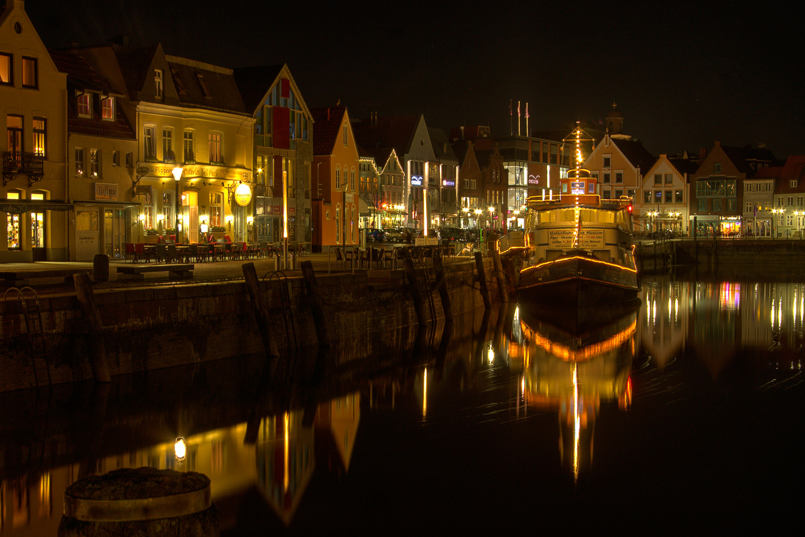 Husum am Abend