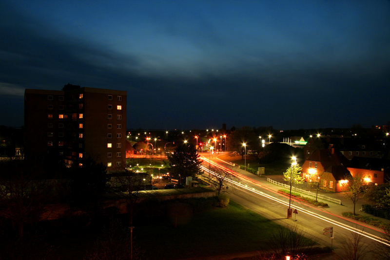 Husum bei Nacht