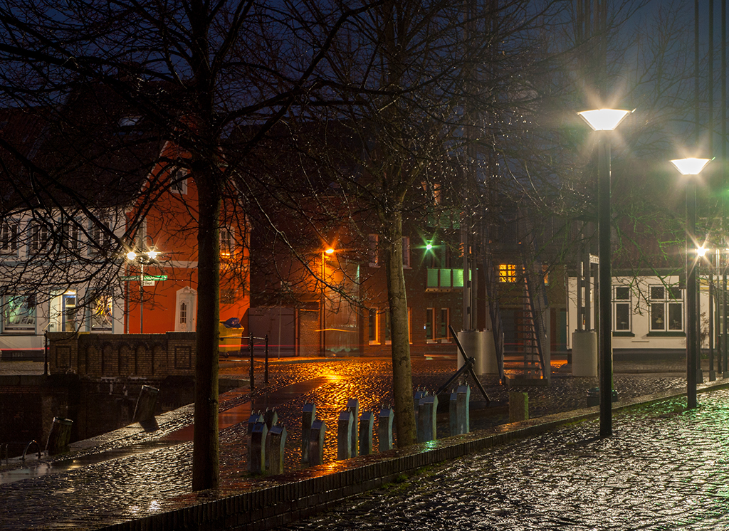 Husum bei Nacht