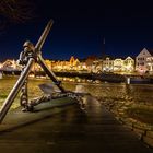 Husum Hafen und Anker