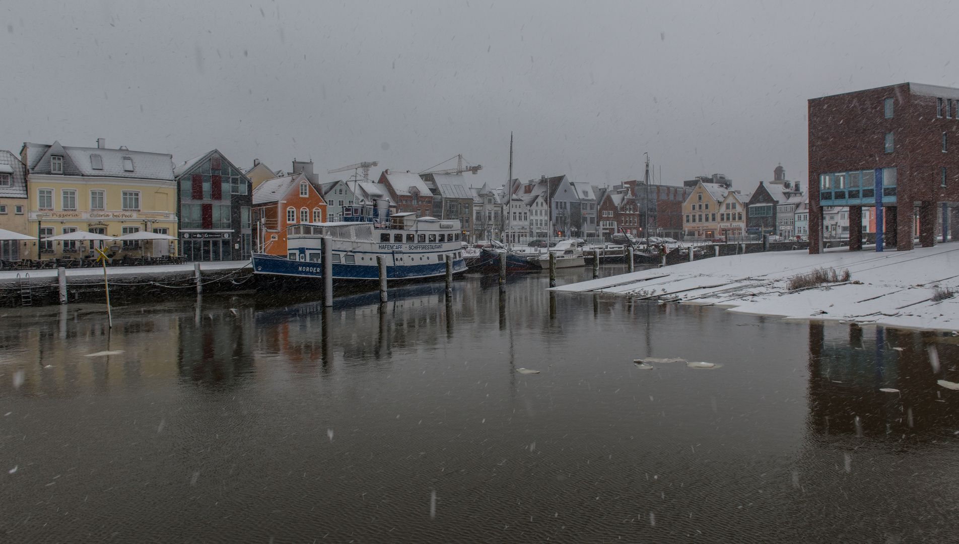 Husum im Schnee