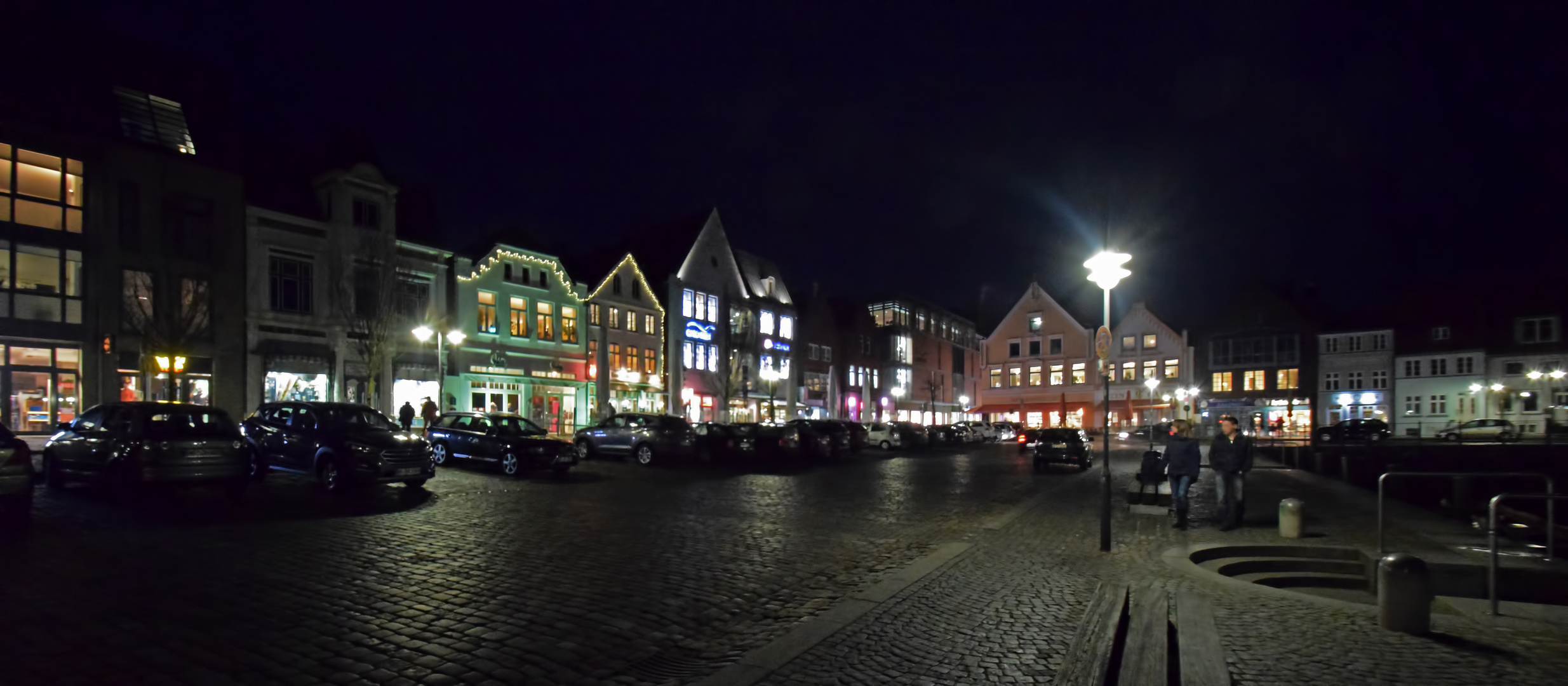 Husum in der Nacht