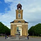 Husum Marktplatz mit St. Marien Kirche und Brunnen